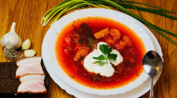 БОРЩ с Фасолью и Мясом ( за 30 МИНУТ)