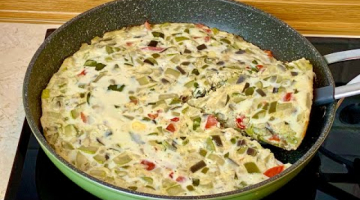 Быстрый Ужин из кабачков. Вкуснейшая Запеканка на сковороде. Здоровая и дешёвая еда!