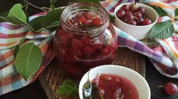 Царское варенье из крыжовника с вишневыми листьями!