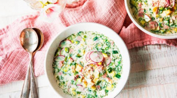 Как сделать ОКРОШКУ в два раза вкуснее? ОКРОШКА НА КЕФИРЕ и курином бульоне - фантастически ВКУСНО!