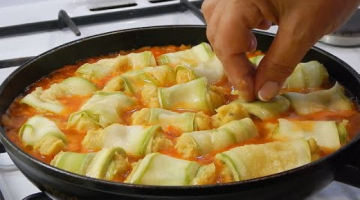 Лучшая замена голубцам - рулетики из кабачков . Просто , вкусно , бюджетно.