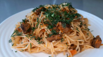 Макароны с мясом быстрый и сытный обед или ужин на скорую руку.Быстрые макароны- вкусно и быстро.