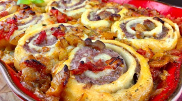 Можно и на обед, и на ужин! Мясные улитки в овощном соусе!!