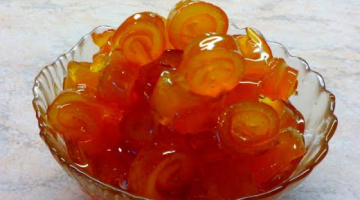 Новогодний рецепт! Варенье из апельсиновых корок! Красивое, ароматное, использую в украшении тортов.
