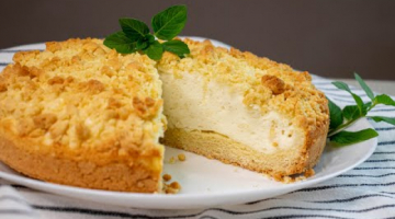 Вкусный и простой пирог с начинкой суфле