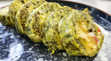 Вкусный и простой рецепт! Рулет из кабачков