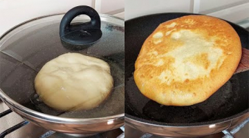 Вместо пирожков! Лепёшки с начинкой на сковороде